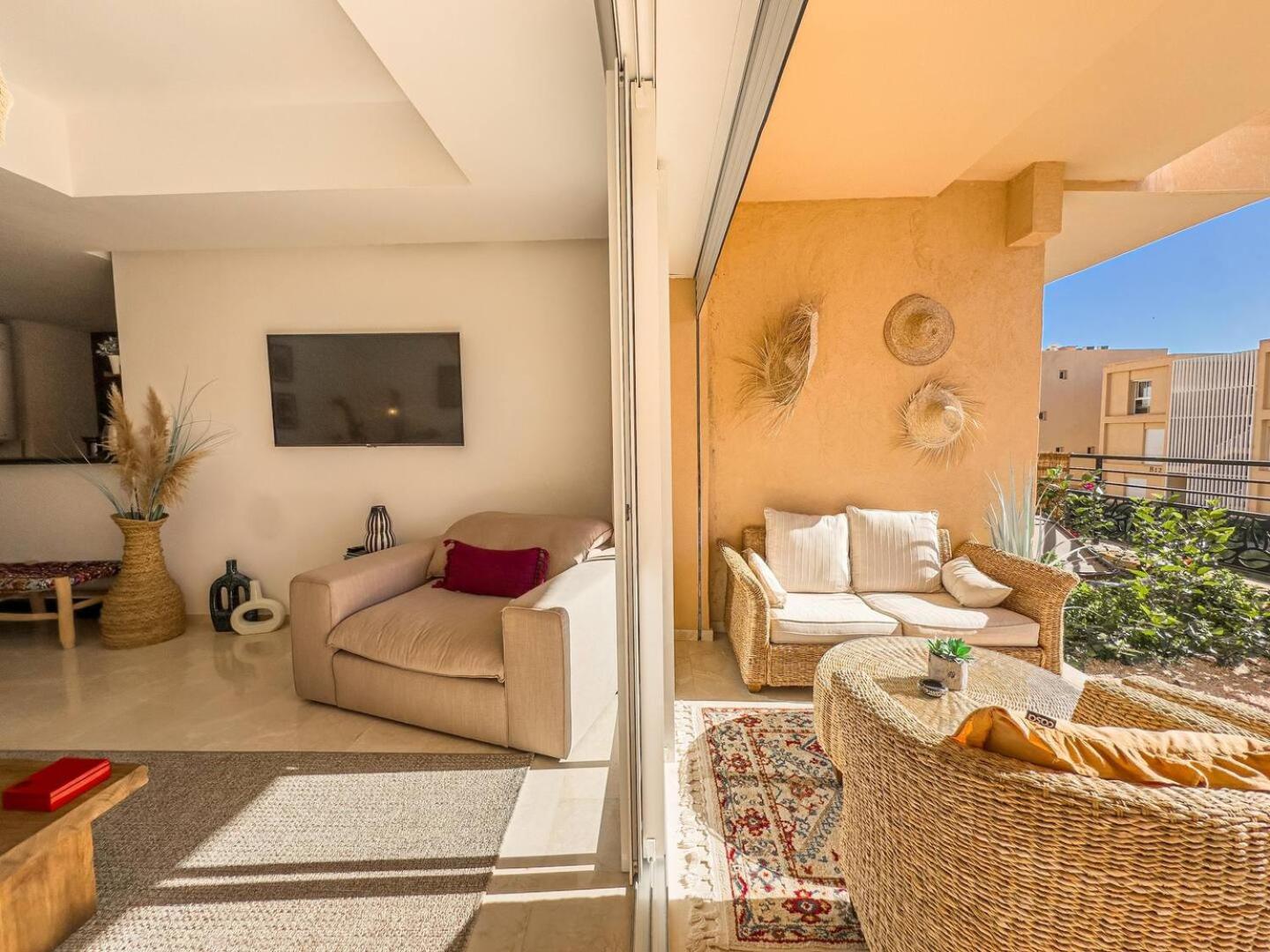 Apartment Cosy, Bright Apartment, Residence Pool And Garden Taghazout